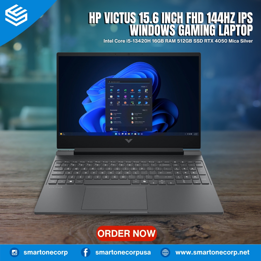 HP Victus 15.6 inch FHD 144Hz IPS Windows Gaming Laptop